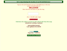 Tablet Screenshot of gridref.org.uk